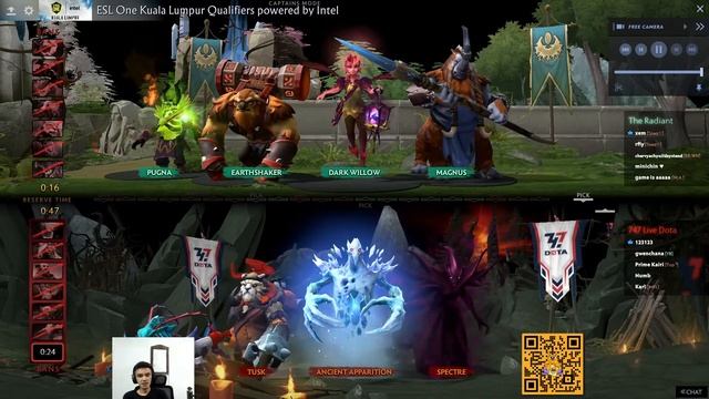 ESL ONE KUALA LUMPUR OPEN QUALIFIER SEA #1 - 747 (INYOURDREAM TEAM) VS IHC (LILGUN( смотреть онлайн