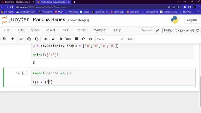 PANDAS FOR DATA ANALYSIS | LESSON 2 | PANDAS SERIES смотреть онлайн