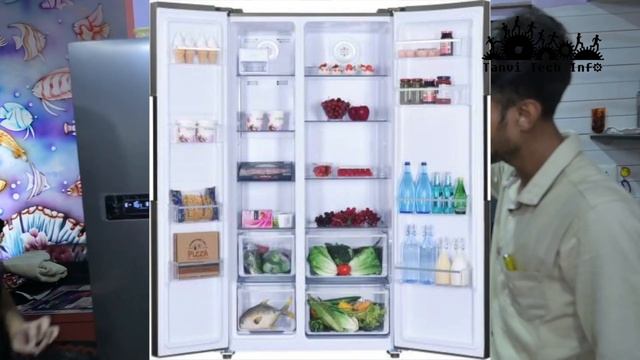 Whirlpool 570 L Frost Free Side by Side Inverter Technology Star Refrigerator - Review and Demo смотреть онлайн