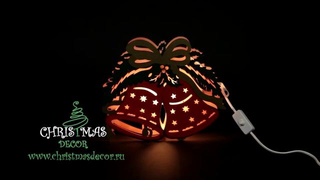 Деревянная световая фигура Колокольчики смотреть онлайн