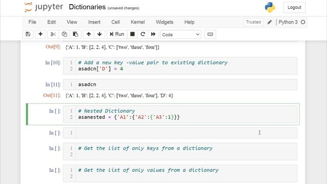 Dictionary in Python | Working with Key-Value pairs | Python Dictionaries | ASA Learning смотреть онлайн