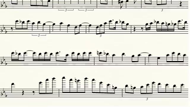 Blue Bossa Bill Watrous Trombone Transcription
