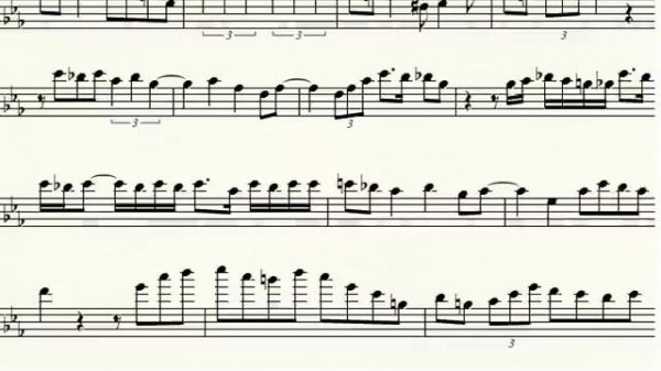 Blue Bossa Bill Watrous Trombone Transcription