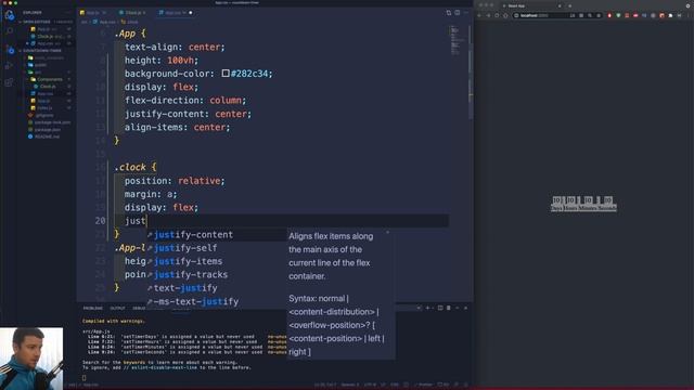 Build a Countdown Timer using React and React Hooks useState & useEffect смотреть онлайн