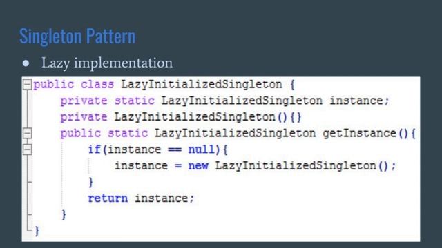Singleton Design Pattern implementations with Java смотреть онлайн