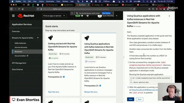 Building streaming applications using a managed Kafka service | DevNation Tech Talk смотреть онлайн