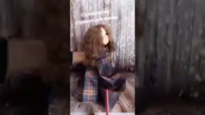 Учимся делать стрижку кукле.