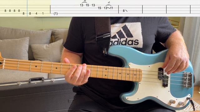 Maroon 5 - One More Night (Bass Cover with Tabs) смотреть онлайн