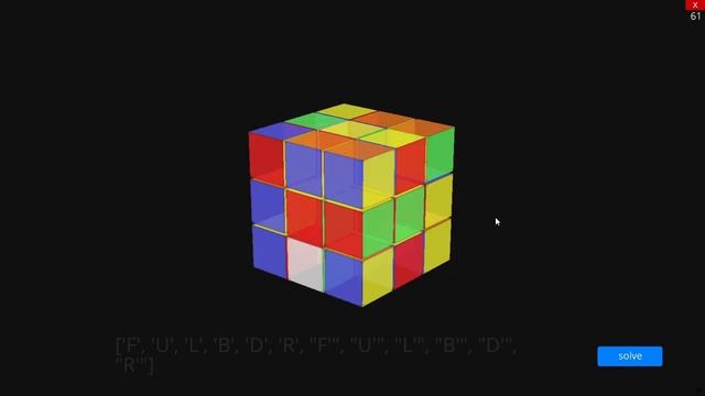 RUBIK'S CUBE IN PYTHON WITH URSINA GAME ENGINE смотреть онлайн