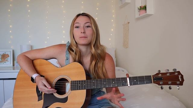 Harry Styles Falling Beginner Guitar Tutorial EASY CHORDS // Nena Shelby смотреть онлайн