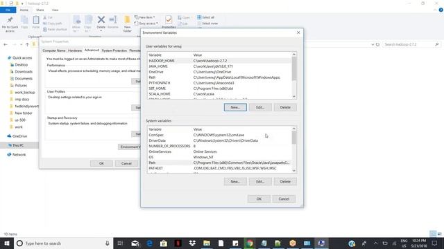 Hadoop 2 7 2 & Spark 2.4.6 installation on Windows смотреть онлайн