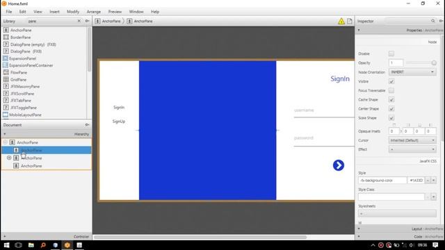 JavaFX UI Design SignIn -SignUp Example смотреть онлайн