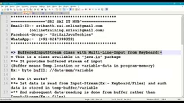 150. BufferedInputStream class with Multi-Line-Input || Input-Streams and Output-Streams in Java смотреть онлайн