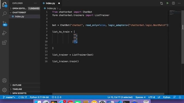 Create Chatbot Using Python Part 7 смотреть онлайн