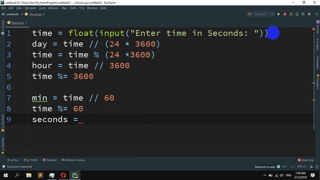 How to Convert seconds to day, hour, minutes and seconds in Python смотреть онлайн