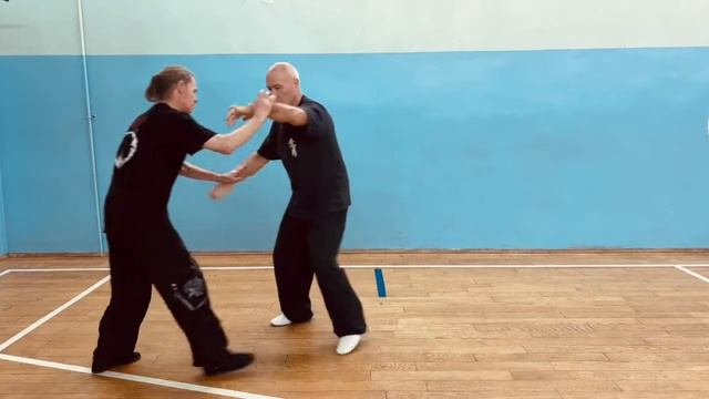 ИЦЮАНЬ ТУЙШОУ / Проработка усилий / Yiquan Tuishou (9.11.22) №1 смотреть онлайн
