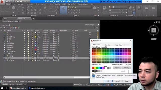 Tự Học AutoCAD-Bài 17 - Tạo Layer Và Lưu File Template смотреть онлайн