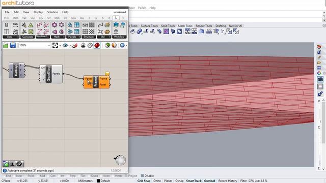 Easy Grasshopper Tutorial | Attractor Point & Paneling смотреть онлайн