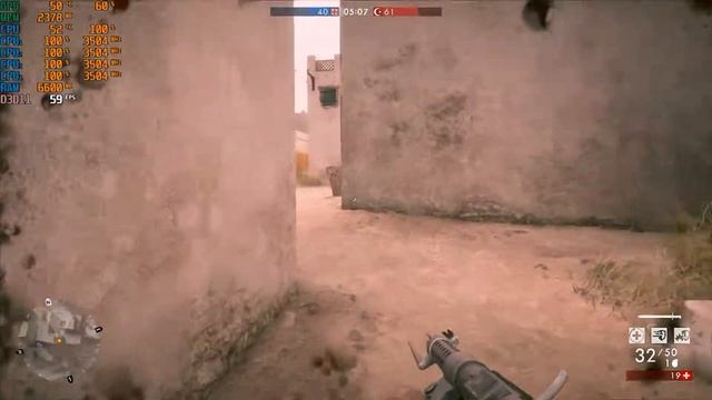 Battlefield 1 Multiplayer on GT 1030 OC & G4560 3.5Ghz- 720p medium settings смотреть онлайн