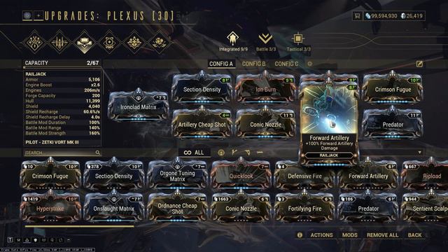 Warframe | Railjack a solo setup build смотреть онлайн