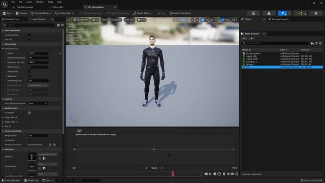 Build an Animation Blueprint from Scratch, and add Custom Animations using a Blend Space #ue5 смотреть онлайн