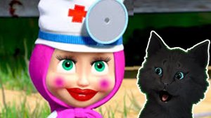 МАША И МЕДВЕДЬ ) МАША ДОКТОР ИГРУШЕК С ГОВОРЯЩИМ СУПЕР КОТОМ ( ИГРА ДЛЯ ДЕТЕЙ )