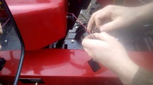 установка вольтметра на  МОТОТРАКТОР DW 150 RXI