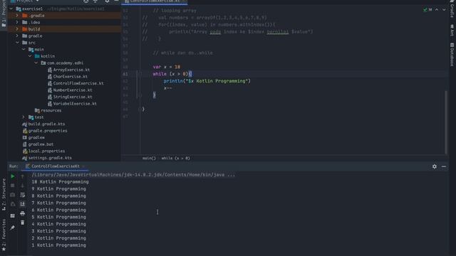 Tutorial Kotlin Programming - 08 Control Flow - While Loop (Bahasa Indonesia) смотреть онлайн