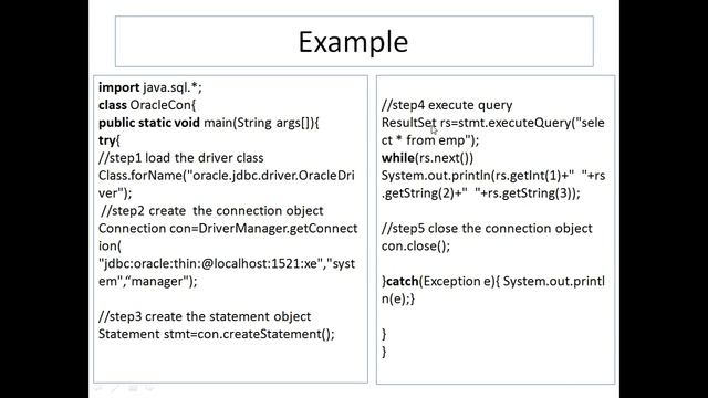 Connecting Java with Oracle смотреть онлайн