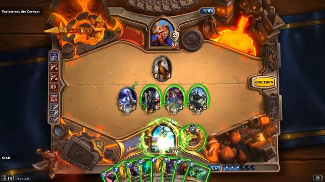 Heroic Vaelastrasz Easy Win - Hearthstone BRM смотреть онлайн