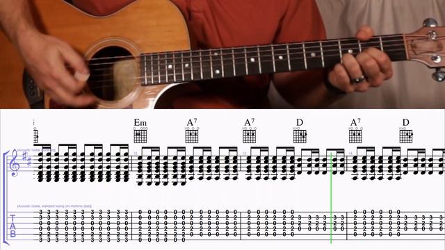 How to Play the Chords to Christ the Lord is Risen Today on Guitar with TAB смотреть онлайн