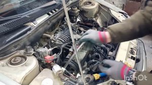 Лада Калина Замена термостата и всех патрубков