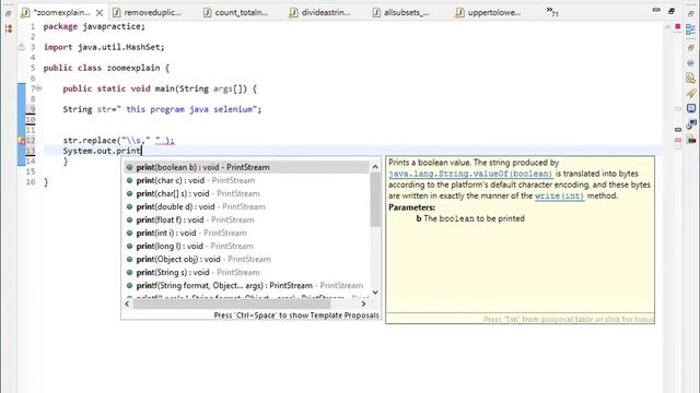 Removing Space in Given string using java Approach 1 presented by Priya смотреть онлайн