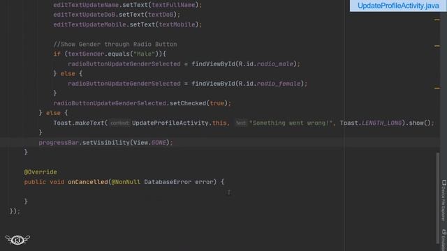 #20 Update Profile Activity | Login and Register Android App with Database using Firebase Auth смотреть онлайн