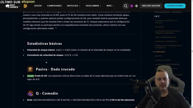 ¡LLEGA VANGUARD, CAMBIOS A MMR Y EZREAL ESTA ROTISIMO! ? - Parche 14.2 смотреть онлайн