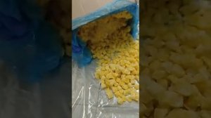 Картофель заморозка кубики Некондиция.