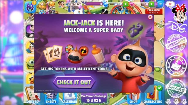 WELCOME JACK & SALLY! TOWER CHALLENGE in Disney Magic Kingdoms | Gameplay Walkthrough Ep.205 смотреть онлайн