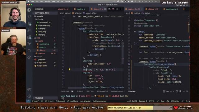 ? Building a 2D starship game in Rust with Bevy - PART 3 (migrating to Bevy 0.9) смотреть онлайн