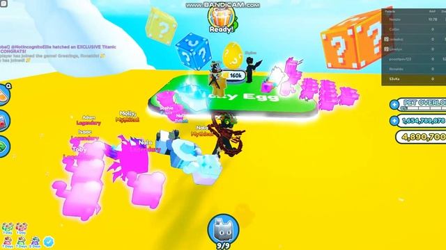 ОПЯТЬ ЛАКИ БЛОКИ?! ОБНОВЛЕНИЕ В ПЕТ СИМУЛЯТОР Х РОБЛОКС! ROBLOX смотреть онлайн