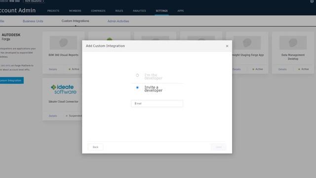 BIM 360 Custom Integration Setup смотреть онлайн