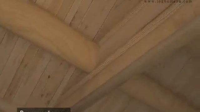 Вид готовой крыши деревянного дома смотреть онлайн