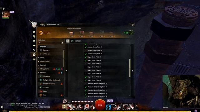 Guild Wars 2 NOT SO Secret Diving Goggles SLOMO Guide - Diving Point #8 смотреть онлайн