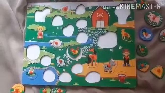 Funny Farm Puzzle/ Ferma Vesela /Весёлая Ферма собираем пазл смотреть онлайн