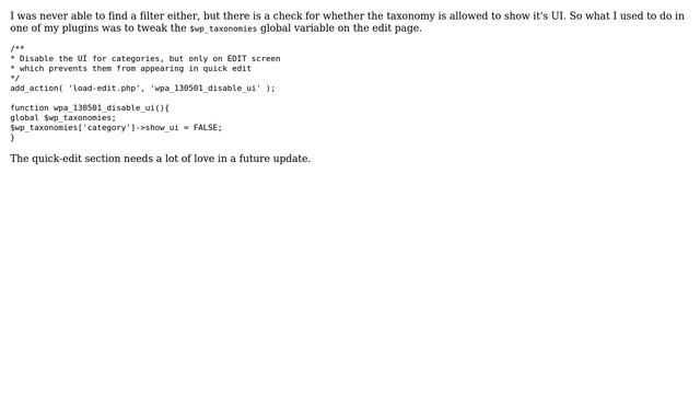 Wordpress: Disable inline_edit() on edit.php (2 Solutions!!) смотреть онлайн
