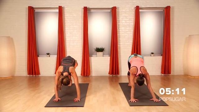 Power Yoga Workout to Stretch and Strengthen | Full Body Workout | Class FitSugar смотреть онлайн