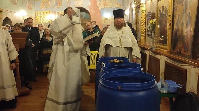 19 января 2022 года Великое освящение воды. смотреть онлайн
