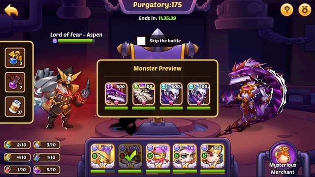 IDLE HEROES - PURGATORY 200 смотреть онлайн