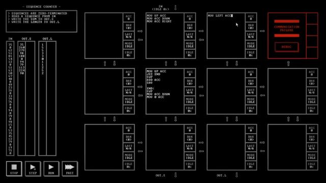 E03 TIS-100 - Генератор и счетчик последовательностей смотреть онлайн