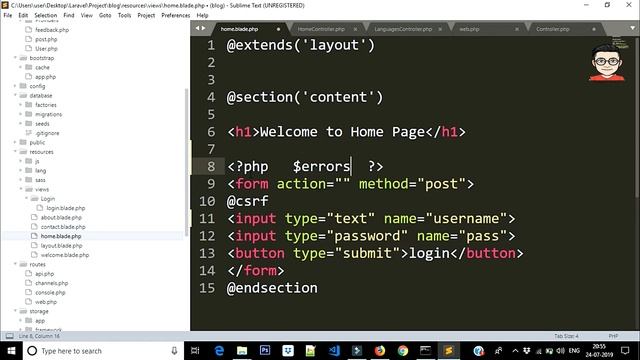 Laravel 5 Tutorial for Beginners | Form Validations | @foreach | Part-11 ?? смотреть онлайн