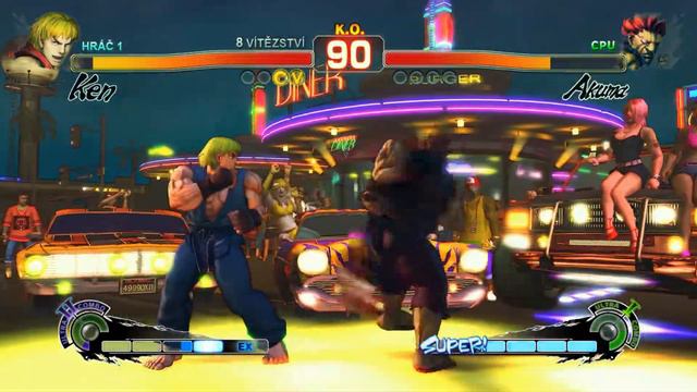 Ken Masters vs Akuma, Ultra Street Fighter 4, Capcom, PC gameplay смотреть онлайн